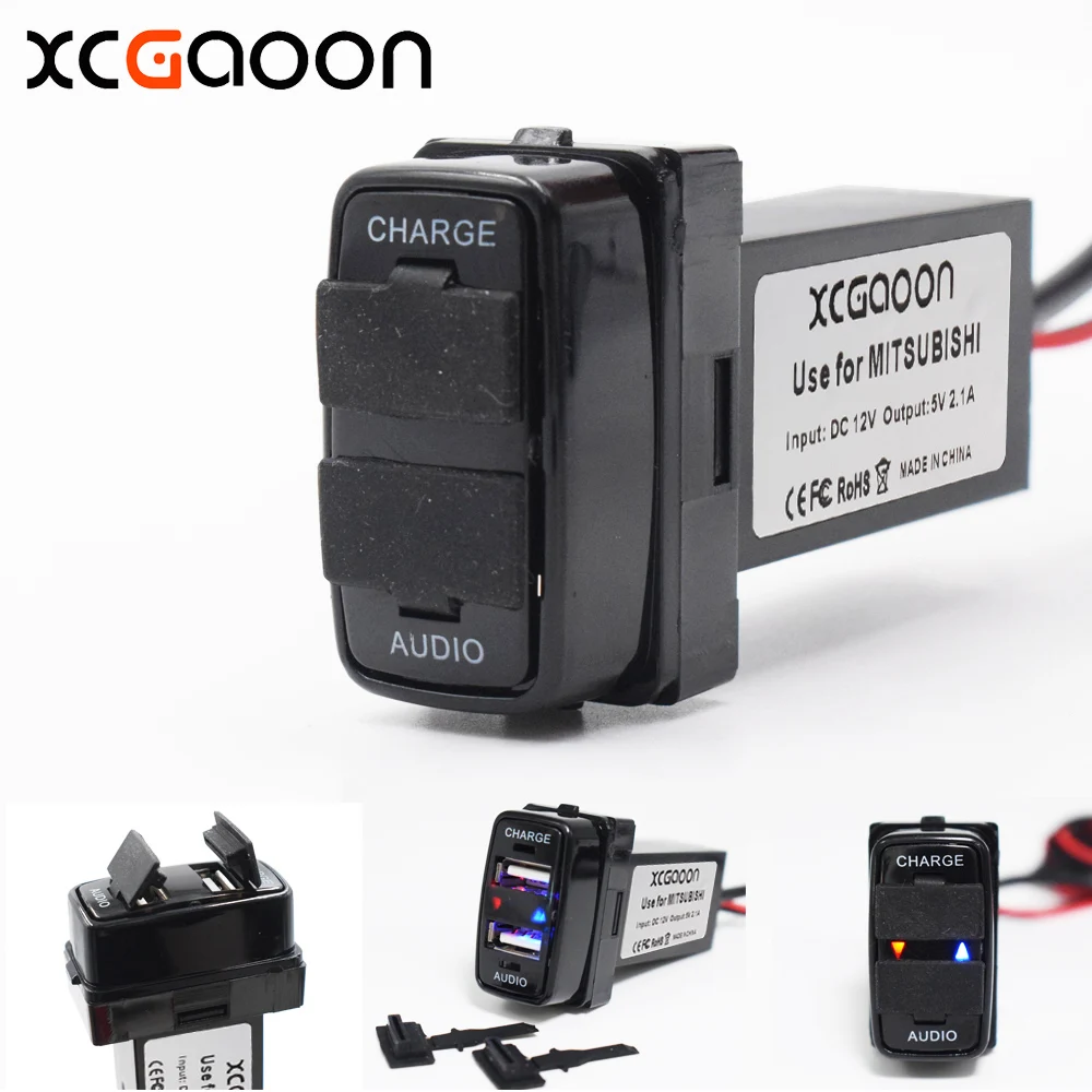 XCGaoon Special Dedicated 5V 2.1A Car USB Interface Socket Charger Adapter and USB Audio input Socket for MITSUBISHI
XCGaoon Special Dedicated 5V 2.1A Car USB Interface Socket Charger Adapter and USB Audio input Socket for MITSUBISHI