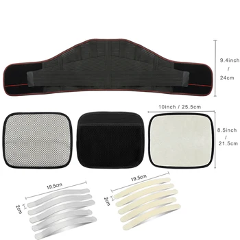 Men Women Orthopedic Tourmaline Self-heating Magnetic Steel Bone Waist Wide Belt Lumbar Support Back Brace Belt With 3pcs Pads
Men Women Orthopedic Tourmaline Self-heating Magnetic Steel Bone Waist Wide Belt Lumbar Support Back Brace Belt With 3pcs Pads