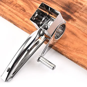 Rotary Cheese Grater Stainless Steel Cheese Slicer Shredder Butter Cutter Cheese Shredder Slicers Garlic Grinder Kitchen Accesso
Rotary Cheese Grater Stainless Steel Cheese Slicer Shredder Butter Cutter Cheese Shredder Slicers Garlic Grinder Kitchen Accesso