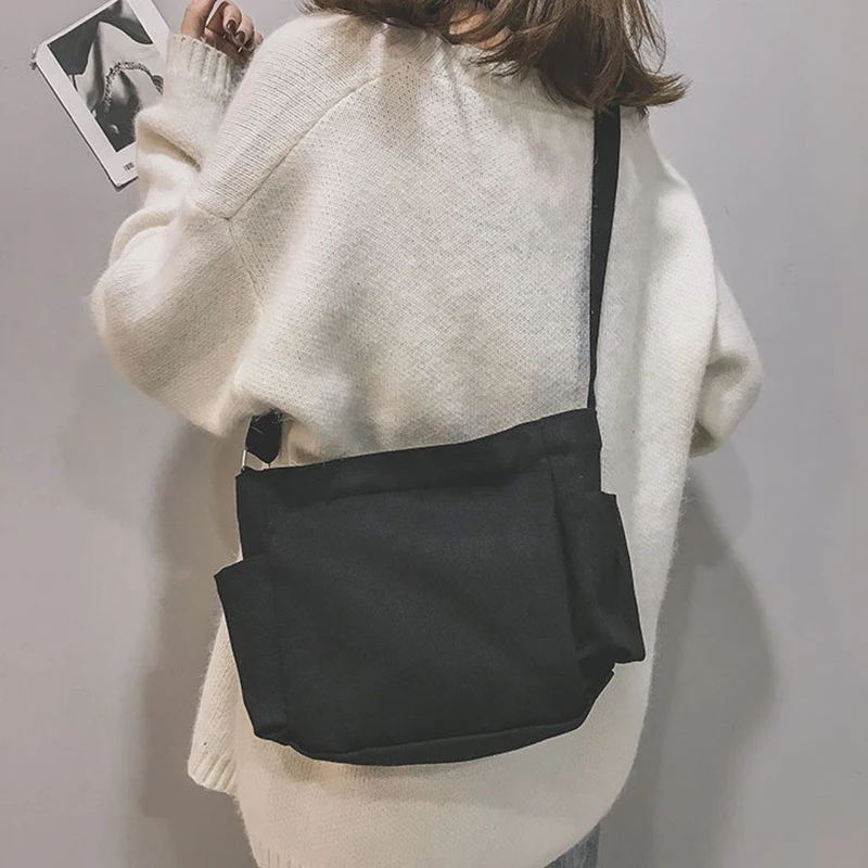 Fashion Zipper Candy Color Women Canvas Messenger Bag Canvas Shoulder Bags 2019 New Hot Female Students School Bags Handbags
Fashion Zipper Candy Color Women Canvas Messenger Bag Canvas Shoulder Bags 2019 New Hot Female Students School Bags Handbags