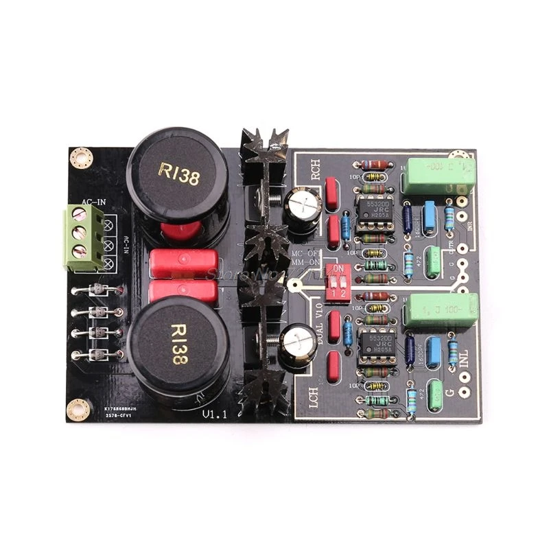 Dual Phono Turntable Preamplifier With Selectable MM/MC Module For Vinyl Record Player Dropship
Dual Phono Turntable Preamplifier With Selectable MM/MC Module For Vinyl Record Player Dropship