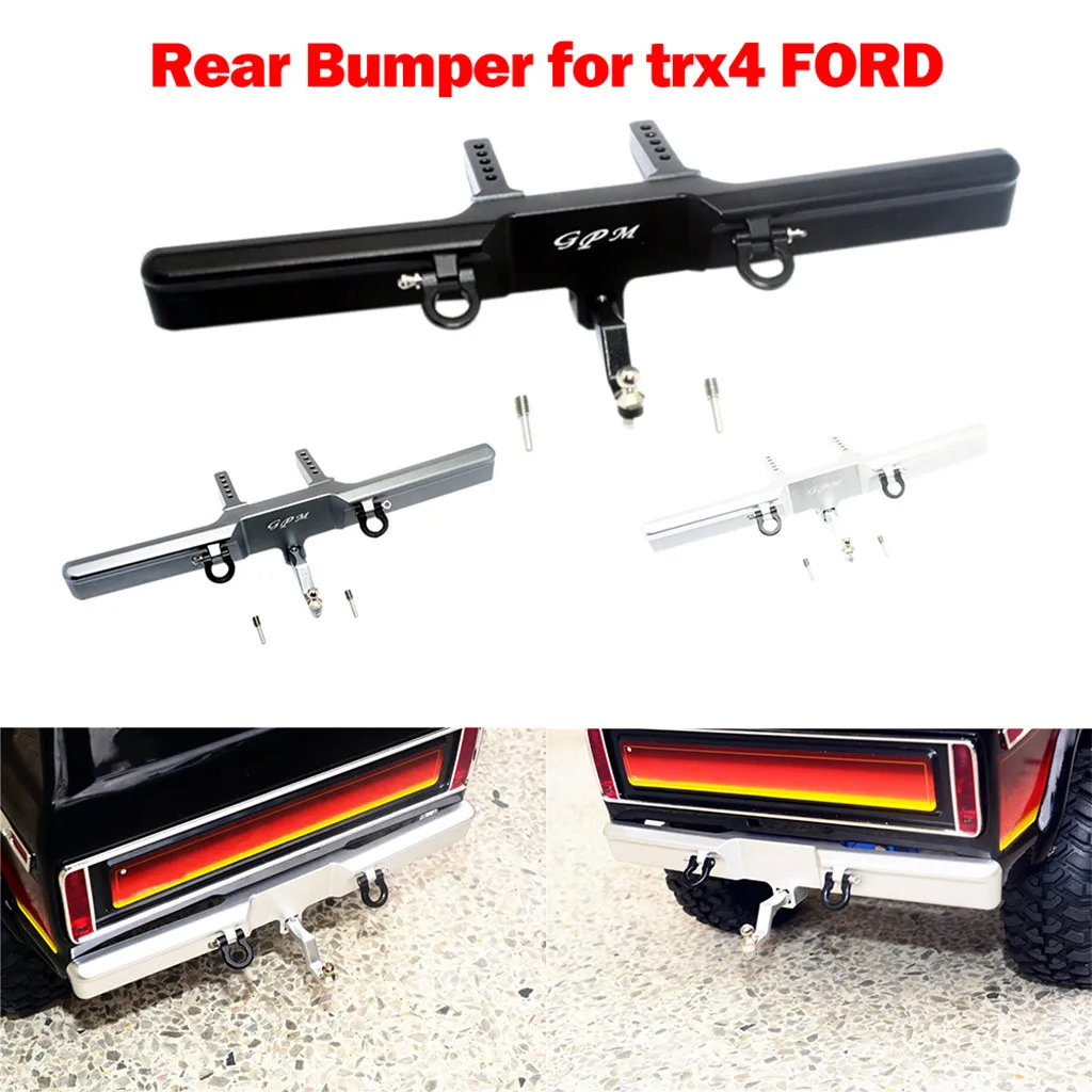 Traxxas TRX4 Metal Rear Bumper W/ D Ring Hitch for Traxxas TRX4 Ford Bronco 1/10 RC Car Part Accessories
Traxxas TRX4 Metal Rear Bumper W/ D Ring Hitch for Traxxas TRX4 Ford Bronco 1/10 RC Car Part Accessories