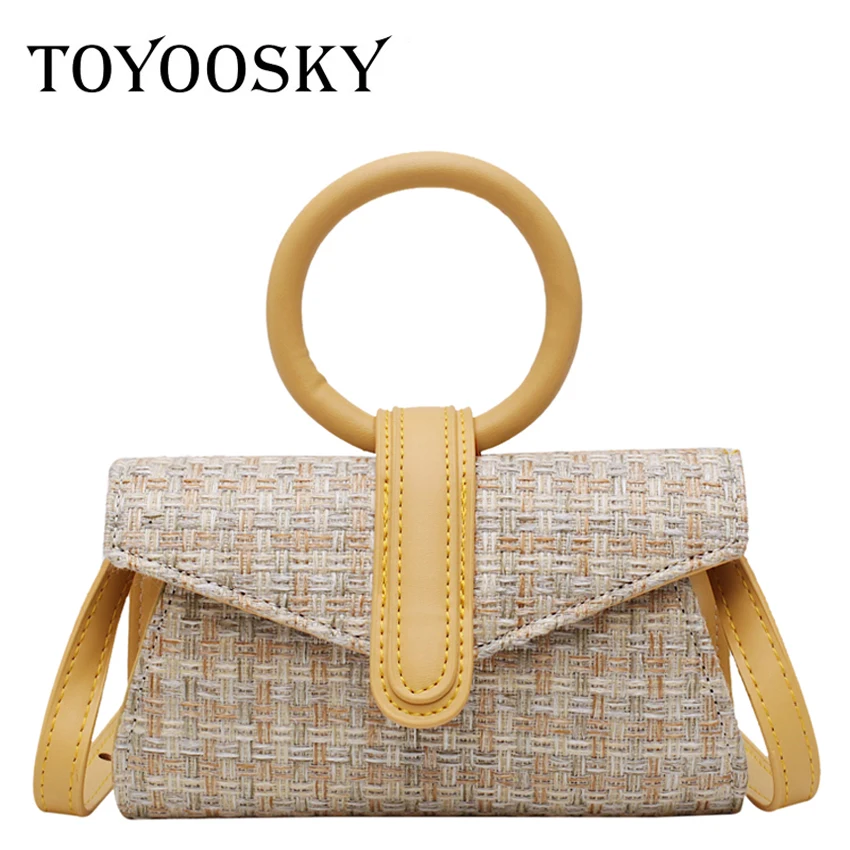 TOYOOSKY 2019 Famous Designer Ladies Woven Knitting Mini Crossbody Bags New Summer Bohemian Women Straw Beach Shoulder Bag
TOYOOSKY 2019 Famous Designer Ladies Woven Knitting Mini Crossbody Bags New Summer Bohemian Women Straw Beach Shoulder Bag
