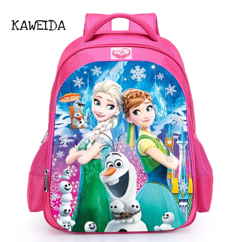 Large Kids' Cartoon Character backpack Children's school Bagpack Elsa & Anna Sophia Princess Schoolbag for teen girls pupil 2018 
Large Kids' Cartoon Character backpack Children's school Bagpack Elsa & Anna Sophia Princess Schoolbag for teen girls pupil 2018