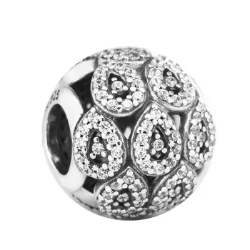 925 Sterling Silver Jewelry Luxury Pave Tear-drops Charm Bead Mid-Autumn New Style DIY Jewelry Fit for Silver Charm Bracelet
925 Sterling Silver Jewelry Luxury Pave Tear-drops Charm Bead Mid-Autumn New Style DIY Jewelry Fit for Silver Charm Bracelet