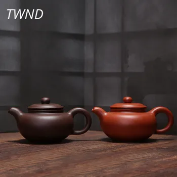 Purple clay yixing teapot chinese kung fu handmade fang gu pot ore zisha kettle suit black tea tie guanyin 14
Purple clay yixing teapot chinese kung fu handmade fang gu pot ore zisha kettle suit black tea tie guanyin 14