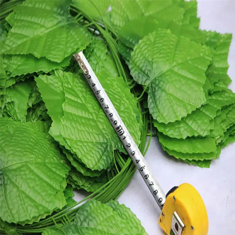 12PCS Artificial Vine 6.5ft Green radish Potato Grape Begonia Leaves Hanging Leaf Garland Lifelike Plant for Party Home Decor
12PCS Artificial Vine 6.5ft Green radish Potato Grape Begonia Leaves Hanging Leaf Garland Lifelike Plant for Party Home Decor