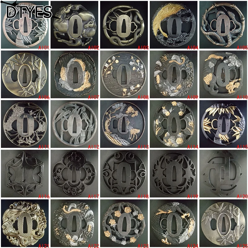 Katanas Japoneses Katana Customization-Katana Fittings Alloy Tsuba Serial Number Al01-Al35 To Choose
Katanas Japoneses Katana Customization-Katana Fittings Alloy Tsuba Serial Number Al01-Al35 To Choose