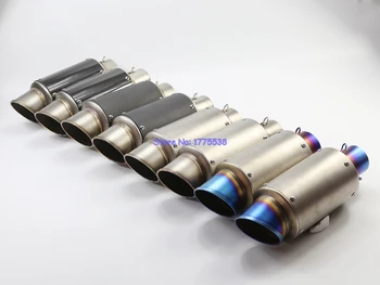 ID:51mm(2")/61mm(2.4") Motorcycle Carbon Fiber Exhaust Muffler Pipe Escape Damper Imitation Titanium Motorbike Exhaust Pipe
ID:51mm(2")/61mm(2.4") Motorcycle Carbon Fiber Exhaust Muffler Pipe Escape Damper Imitation Titanium Motorbike Exhaust Pipe