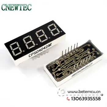 CPS04045AR or CPS04042AR is the same Common Cathode 4Bit Digital Tube 7 segment 0.4" Red LED Display 10PCS/LOT
CPS04045AR or CPS04042AR is the same Common Cathode 4Bit Digital Tube 7 segment 0.4" Red LED Display 10PCS/LOT