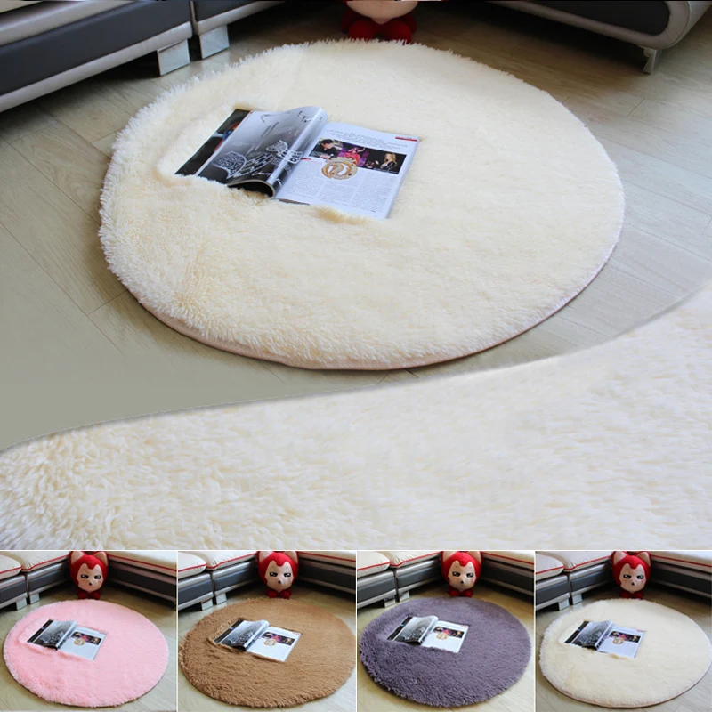 60x60cm Round Velvet Carpet Soft Door Floor Mat Non Slip Living Room Plush Mat Bedroom Rug
60x60cm Round Velvet Carpet Soft Door Floor Mat Non Slip Living Room Plush Mat Bedroom Rug