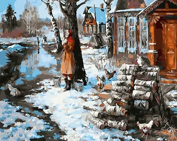 Unframe diy picture oil paintings by numbers paint by number for home decor canvas painting 5065cm winter
Unframe diy picture oil paintings by numbers paint by number for home decor canvas painting 5065cm winter