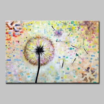 Mintura Art Hand-Painted Flower Dandelion Oil Painting on Canvas Wall Art Wall Pictures For Living Room Home Decoration No Frame
Mintura Art Hand-Painted Flower Dandelion Oil Painting on Canvas Wall Art Wall Pictures For Living Room Home Decoration No Frame