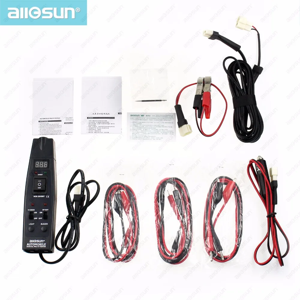 Digital Automotive Battery Tester Engine Circuit Diagnostic Tool Car Lamp Tester Automotive Diagnostic Service Tool AllSun EM288
Digital Automotive Battery Tester Engine Circuit Diagnostic Tool Car Lamp Tester Automotive Diagnostic Service Tool AllSun EM288