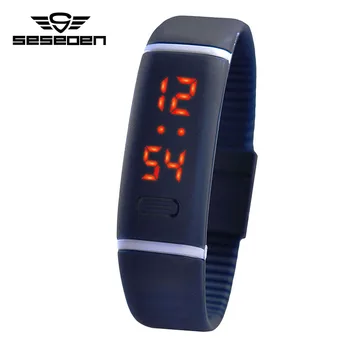 SESEDEN Upgrade Section Waterproof LED Digital Sports Shock