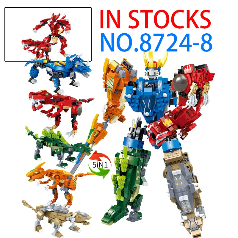 5 iN1 Blocks Creators Deformation for legoing Robot Toys For Children Bricks Sets Building Educational Action anime Figures
5 iN1 Blocks Creators Deformation for legoing Robot Toys For Children Bricks Sets Building Educational Action anime Figures