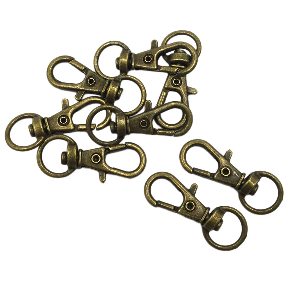 200piece/Lot Antique Bronze 32mm Swivel Lobster Clasp Clips Hook Clasps For Keychains Making SLC-03
200piece/Lot Antique Bronze 32mm Swivel Lobster Clasp Clips Hook Clasps For Keychains Making SLC-03