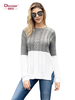 Deodar Autumn Winter Knit Pullovers Women Long Sleeve Basic Cashmere Sweater Women Pullover Knitted Casual Blue Female Jumper
Deodar Autumn Winter Knit Pullovers Women Long Sleeve Basic Cashmere Sweater Women Pullover Knitted Casual Blue Female Jumper