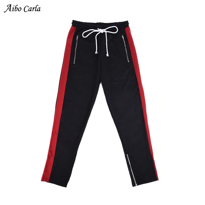 2018 Mens joggers Zipper Pocket And Anke Zip Track Pants Long Dawstring Sweatpants Side Striped Retro Trousers Man
2018 Mens joggers Zipper Pocket And Anke Zip Track Pants Long Dawstring Sweatpants Side Striped Retro Trousers Man