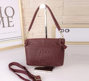 High Quality Fashion Alligator Shoulder CrossBody Bags Women's Genuine Leather Handbags Ladies Messenger Bag Cowhide Women Bags
High Quality Fashion Alligator Shoulder CrossBody Bags Women's Genuine Leather Handbags Ladies Messenger Bag Cowhide Women Bags