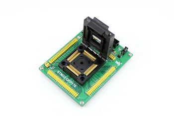 Yamaichi IC Test & Burn-in Socket with a simple board, specifically designed for STM32 microcontroller in QFP176(0.5mm pitch) 
Yamaichi IC Test & Burn-in Socket with a simple board, specifically designed for STM32 microcontroller in QFP176(0.5mm pitch)