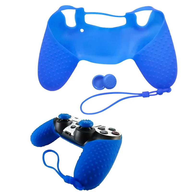 2018 New Arrival Blue Silicone Cover Case Skin+JoyStick Caps for Sony Play Station 4 PS4 Controller
2018 New Arrival Blue Silicone Cover Case Skin+JoyStick Caps for Sony Play Station 4 PS4 Controller