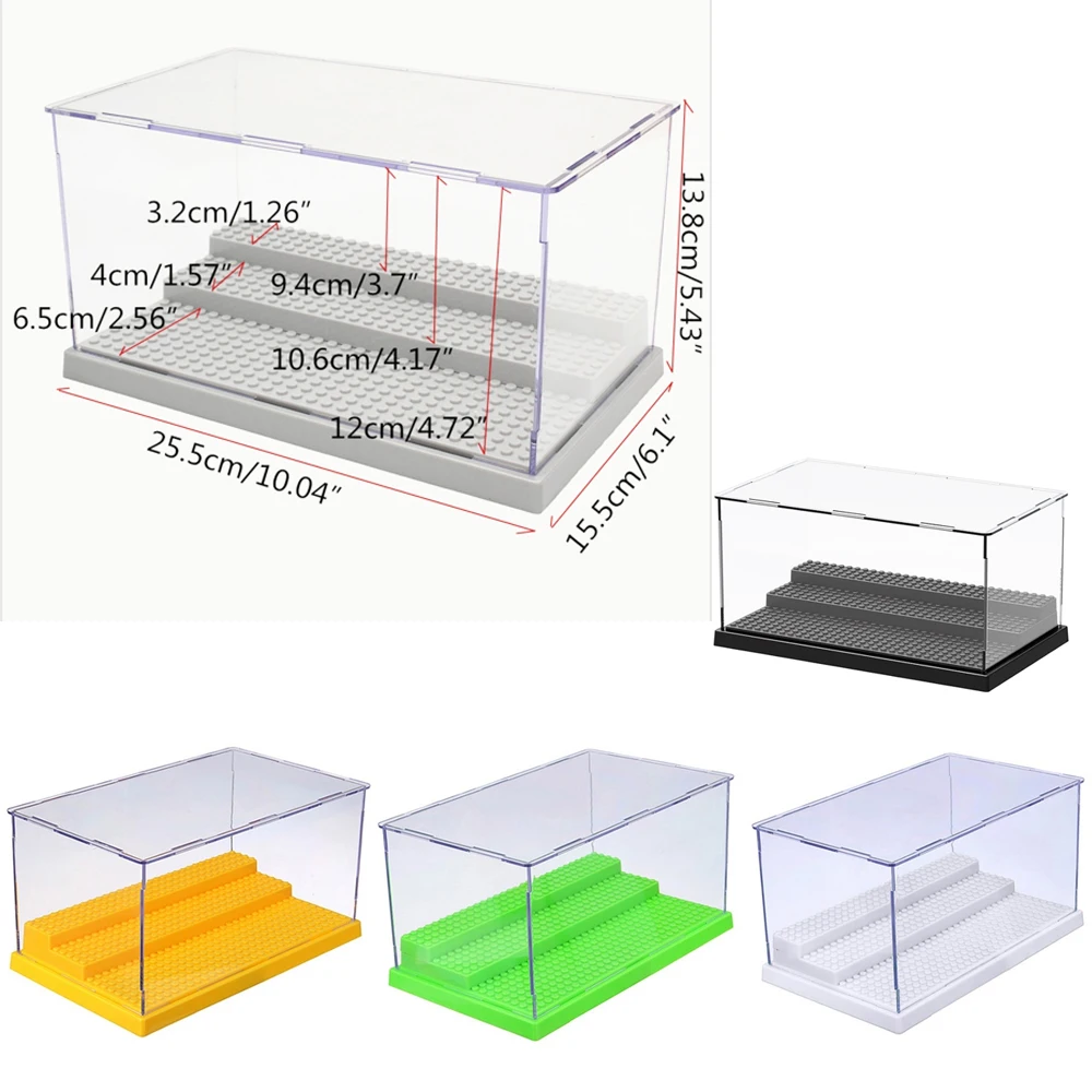 For figures 3 Steps Display Case Box Dustproof ShowCase Gray Base Blocks Acrylic Plastic Display Case 25.5X15.5X13.8cm
For figures 3 Steps Display Case Box Dustproof ShowCase Gray Base Blocks Acrylic Plastic Display Case 25.5X15.5X13.8cm