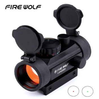 FIRE WOLF 1x40 Hunting Tactical Holographic Riflescopes Red Green Dots Optical Sight Scope Adjustable Rifle Gun Scope Airsoft
FIRE WOLF 1x40 Hunting Tactical Holographic Riflescopes Red Green Dots Optical Sight Scope Adjustable Rifle Gun Scope Airsoft