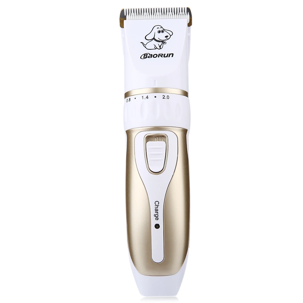 Image High Quality EU US Plug BaoRun P3 Professional Rechargeable Pet Electric Hair Clipper Cutter with Grooming Trimming Kit for Pet