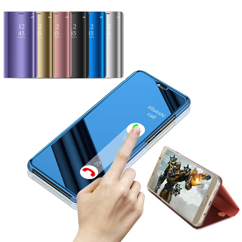 Flip Stand Phone Case For Huawei P9 P10 Plus Case Smart Clear Mirror View Case For huawei P20 Pro Mate 10 pro Plating Cover Capa
Flip Stand Phone Case For Huawei P9 P10 Plus Case Smart Clear Mirror View Case For huawei P20 Pro Mate 10 pro Plating Cover Capa