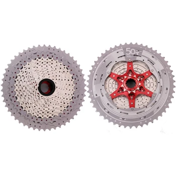 11-speed 11-50T Black/Silver Bicycle Mountain Bike Sprocket For M8000/M9000 SRAM X1 Bike parts SunRace CSMX8 Cassette Flywheel
11-speed 11-50T Black/Silver Bicycle Mountain Bike Sprocket For M8000/M9000 SRAM X1 Bike parts SunRace CSMX8 Cassette Flywheel