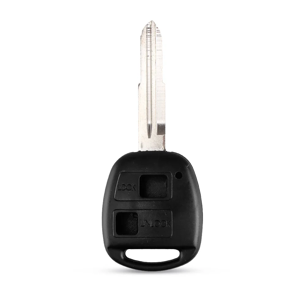 chiave telecomando per Toyota Yaris Prado Tarago Camry Corolla With TOY41 Uncut Blade With Button Pad -