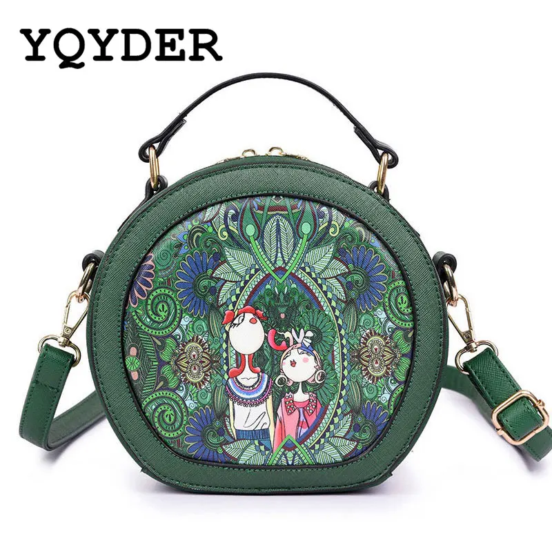 YQYDER Forest Circular Bags Crossbody Bags For Women Bag Sac A Main Femme 2017 Designer Handbag Lady Hand Bag Fashion Bolsas
YQYDER Forest Circular Bags Crossbody Bags For Women Bag Sac A Main Femme 2017 Designer Handbag Lady Hand Bag Fashion Bolsas