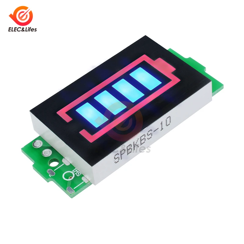 3S 18650 Lithium Battery Capacity Indicator Module 4-Level LED Display Electric Vehicle Battery Power Tester Li-po Li-ion
3S 18650 Lithium Battery Capacity Indicator Module 4-Level LED Display Electric Vehicle Battery Power Tester Li-po Li-ion