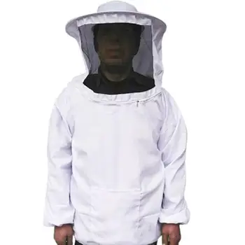 Professional Beekeeping Suit Jacket Coat Pull Over Bee Protective Suit Clothing Smock with Veil bee jacket- Free Size
Professional Beekeeping Suit Jacket Coat Pull Over Bee Protective Suit Clothing Smock with Veil bee jacket- Free Size
