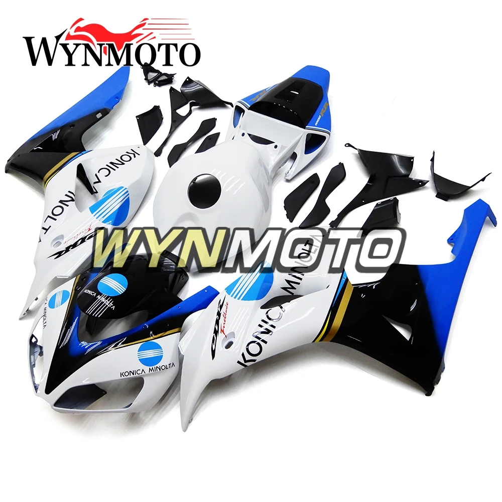 Комплекты обтекателей из АБС-пластика для Honda CBR1000RR 2006 2007, Обтекатели для мотоциклов с полной рамой белого и синего цвета
Комплекты обтекателей из АБС-пластика для Honda CBR1000RR 2006 2007, Обтекатели для мотоциклов с полной рамой белого и синего цвета