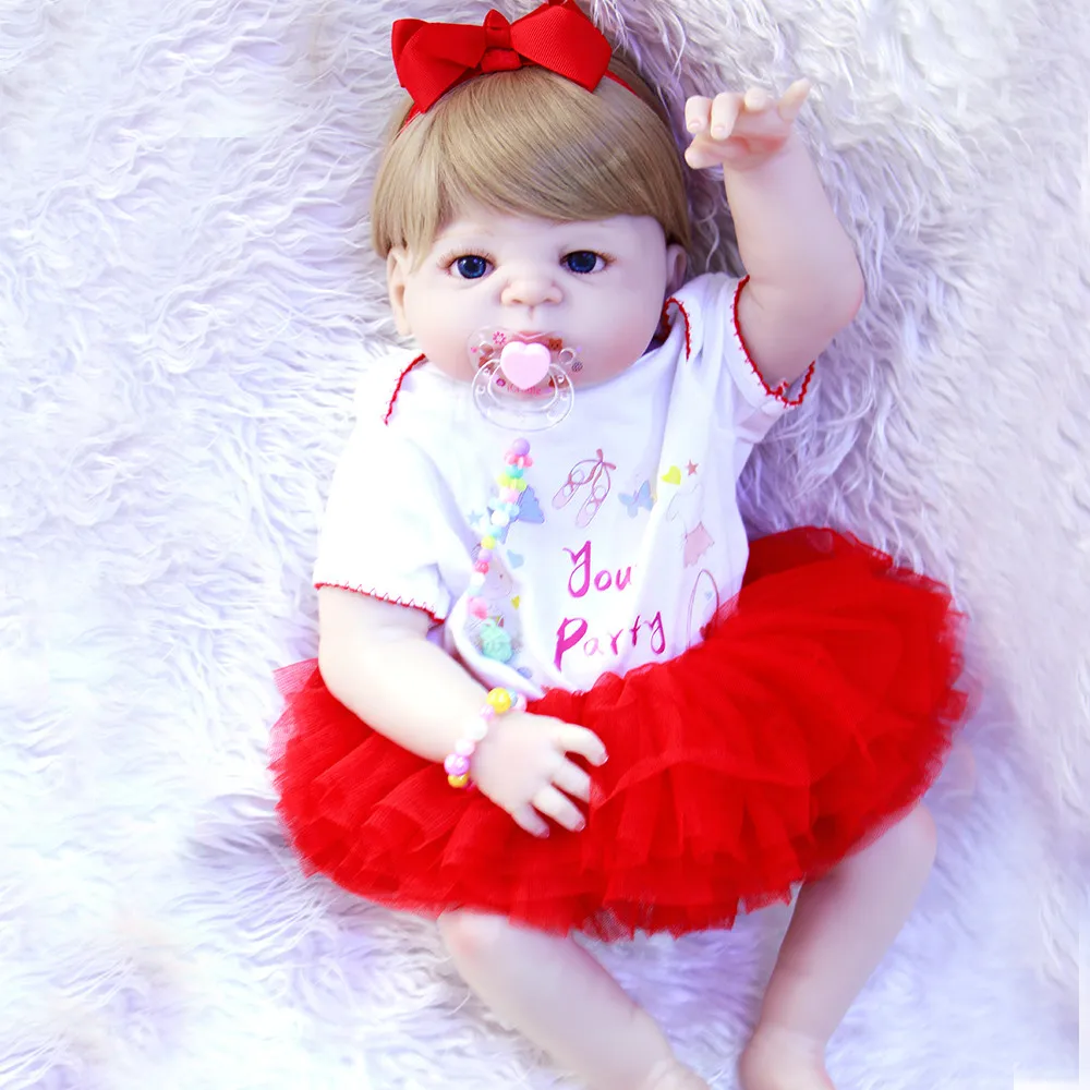 23" blonde hair girl real full silicone reborn baby dolls toys for child gift reborn com corpo de silicone menina can bathe
23" blonde hair girl real full silicone reborn baby dolls toys for child gift reborn com corpo de silicone menina can bathe