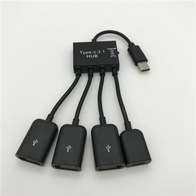1 Set 4in1 USB 3.1 Type-C To Micro +3port USB 2.0 Power Charging Host Multiple OTG Hub Cable Adapter
1 Set 4in1 USB 3.1 Type-C To Micro +3port USB 2.0 Power Charging Host Multiple OTG Hub Cable Adapter