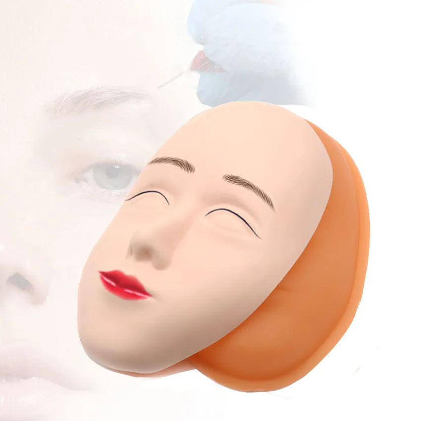 Practice Skin 5D Permanent Makeup Eyebrow Lip Liner Microblading Practice Face Base Holder Beginners Fake Skin for Needles Inks
Practice Skin 5D Permanent Makeup Eyebrow Lip Liner Microblading Practice Face Base Holder Beginners Fake Skin for Needles Inks