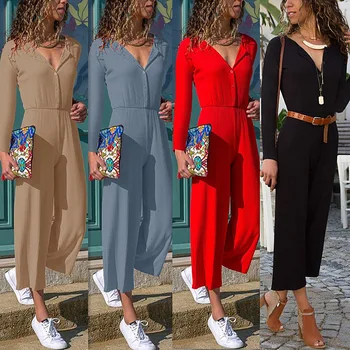 new summer women's clothing thin long sleeve women Jumpsuits Playsuits women's Bodysuits european clothing siamese 5166
new summer women's clothing thin long sleeve women Jumpsuits Playsuits women's Bodysuits european clothing siamese 5166