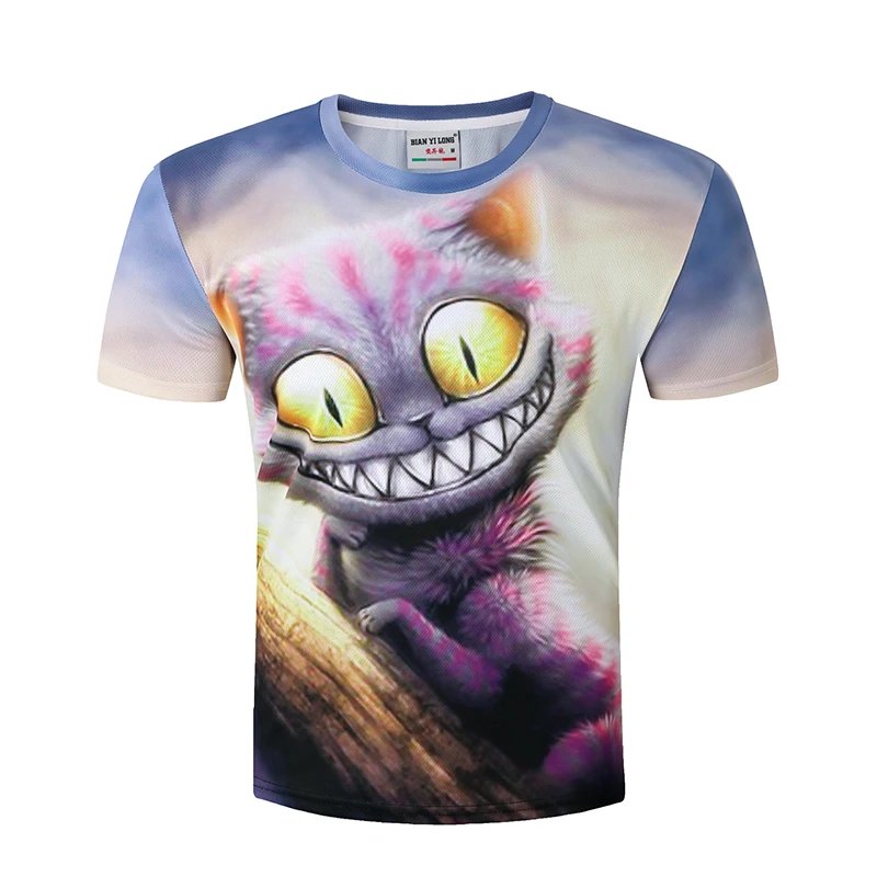BIANYILONG men's summer T-shirt observation 3D cat casual T-shirt men's short-sleeved cartoon printing trend short T-shirt
BIANYILONG men's summer T-shirt observation 3D cat casual T-shirt men's short-sleeved cartoon printing trend short T-shirt