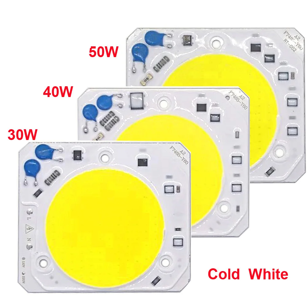 10 PCS/LOT Hight Puissance LED COB 30W 40W 50W LED Lamp AC220 V Free Drive Light Source Smart IC Pour led cob lamp chip
10 PCS/LOT Hight Puissance LED COB 30W 40W 50W LED Lamp AC220 V Free Drive Light Source Smart IC Pour led cob lamp chip
