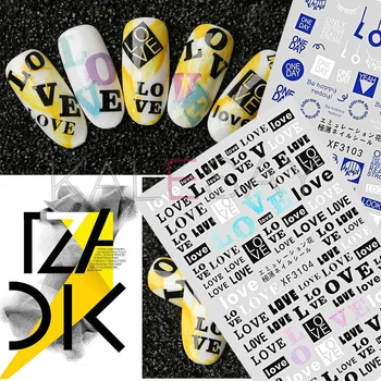 Nail Art Decorations Letter Label LOVE Nail Sticker Self-adhesive Decals Tips Fruits Nail Art Stickers Decal Manicure Tag Design
Nail Art Decorations Letter Label LOVE Nail Sticker Self-adhesive Decals Tips Fruits Nail Art Stickers Decal Manicure Tag Design