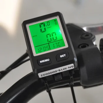 Bicycle Speedometer Odometer Wired Waterproof Cycle Bike Computer with LCD Display Green Backlight & Multi-Functions
Bicycle Speedometer Odometer Wired Waterproof Cycle Bike Computer with LCD Display Green Backlight & Multi-Functions