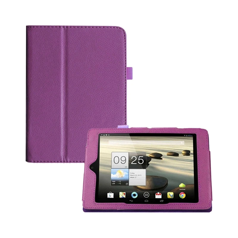 Folding Folio Leather Case Cover Stand for Acer Iconia A1 A1-810 7.9" Tablet (Purple)
Folding Folio Leather Case Cover Stand for Acer Iconia A1 A1-810 7.9" Tablet (Purple)