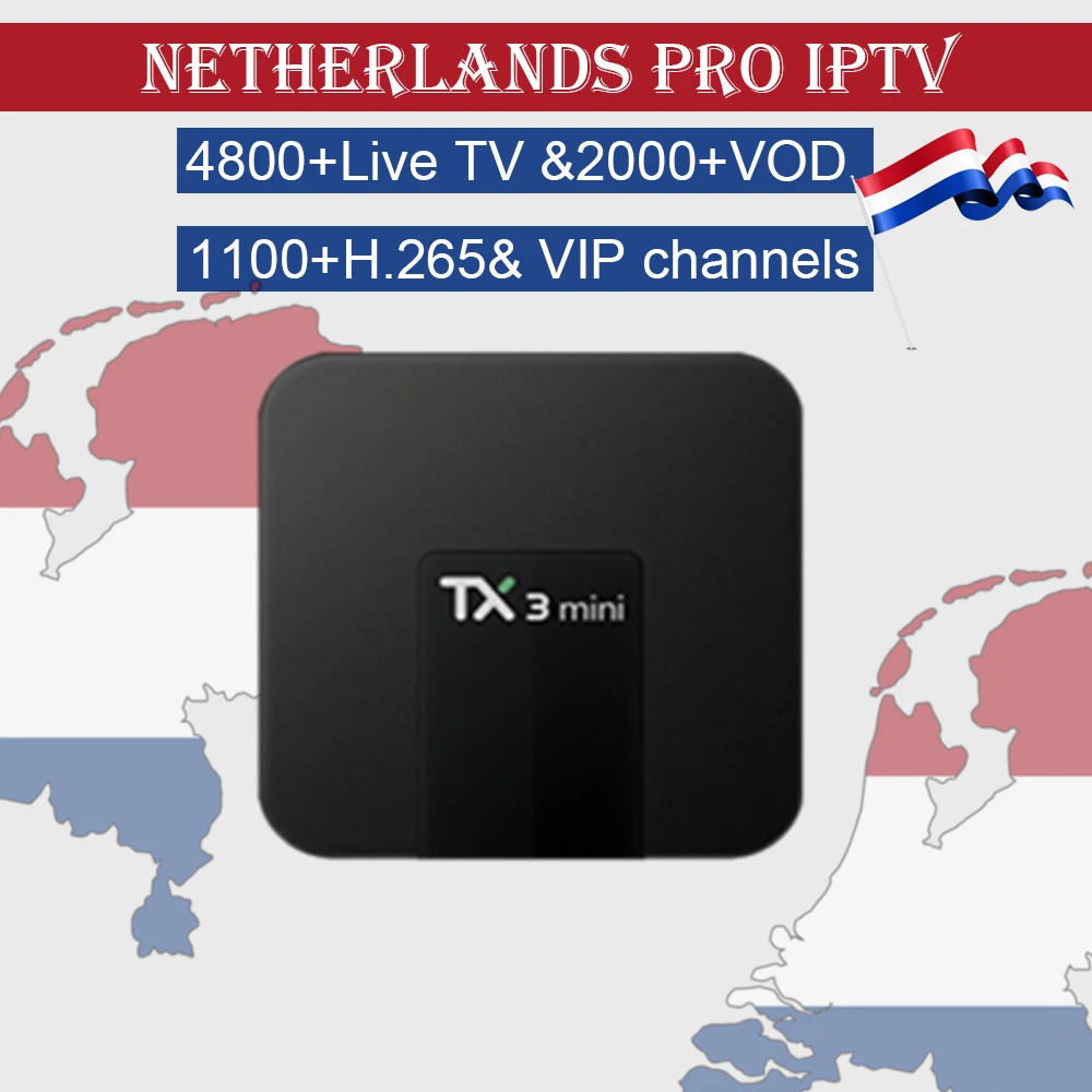 Android 7.1 IPTV Box TX3 mini Box +World Pro IPTV Subscription Best Dutch Europe American Holland Exyu Netherland Germany IPTV
Android 7.1 IPTV Box TX3 mini Box +World Pro IPTV Subscription Best Dutch Europe American Holland Exyu Netherland Germany IPTV
