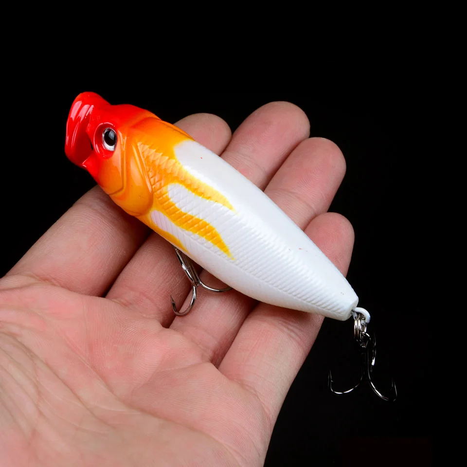 5pcs/lot Topwater Popper Fishing Lures 3D Eyes Crankbait Wobbler Fishing Tackle 5Colors Available Hard Baits pesca fake lure 96
5pcs/lot Topwater Popper Fishing Lures 3D Eyes Crankbait Wobbler Fishing Tackle 5Colors Available Hard Baits pesca fake lure 96