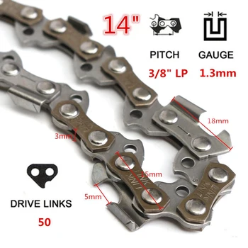 14'' Chainsaw Chain Blade 50-52 Drive Links 3/8 Pitch Chainsaw Saw Mill Chain Replacement Wood Cutting Chainsaw Parts
14'' Chainsaw Chain Blade 50-52 Drive Links 3/8 Pitch Chainsaw Saw Mill Chain Replacement Wood Cutting Chainsaw Parts