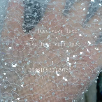 5yards S500 offwhite sequin high quality polyester embroidery french net tulle mesh lace for wedding/evening dress/party.
5yards S500 offwhite sequin high quality polyester embroidery french net tulle mesh lace for wedding/evening dress/party.