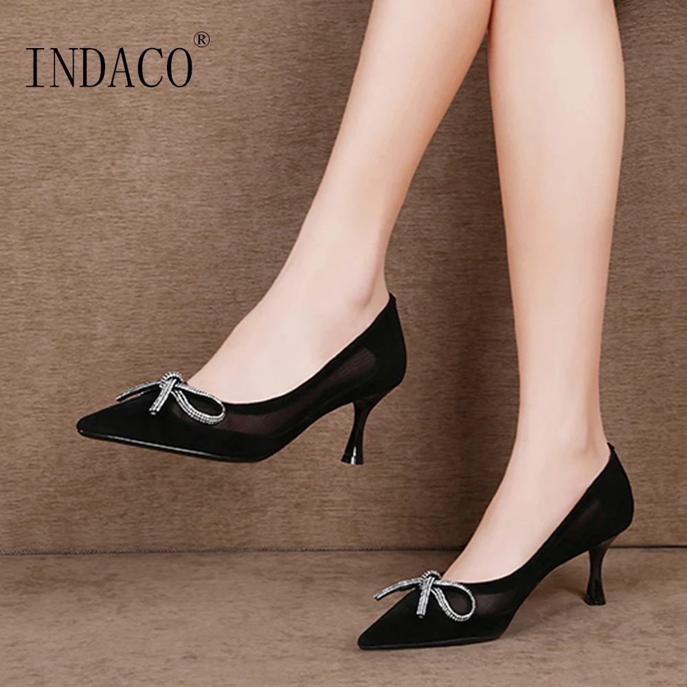 Women Shoes High Heel Pumps Women Shoes Suede Bow Leather Heels Pointed Toe Thin Heel Work Shoes
Women Shoes High Heel Pumps Women Shoes Suede Bow Leather Heels Pointed Toe Thin Heel Work Shoes